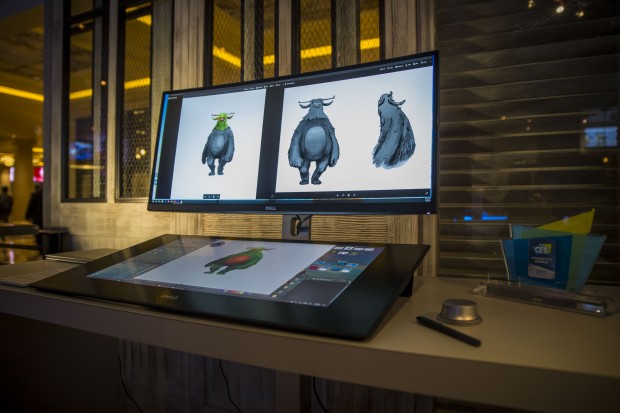 Das Dell Canvas wurde erstmalig auf der CES 2017 vorgestellt. (Bild: Dell)